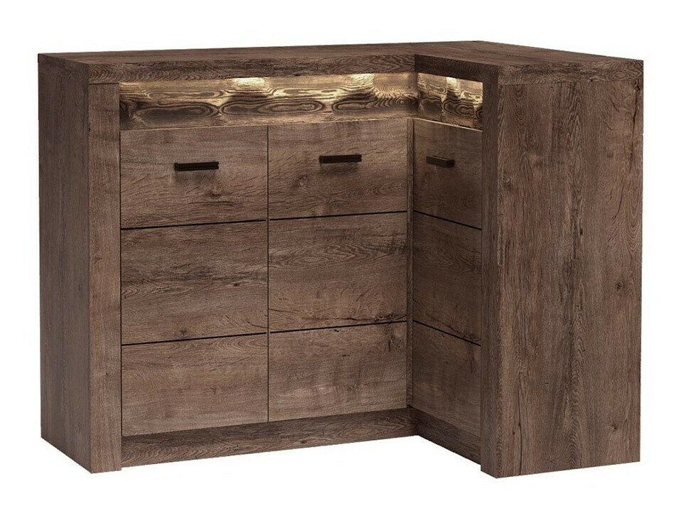 Kotna omarica Serfeno 112 (Temni jasen)