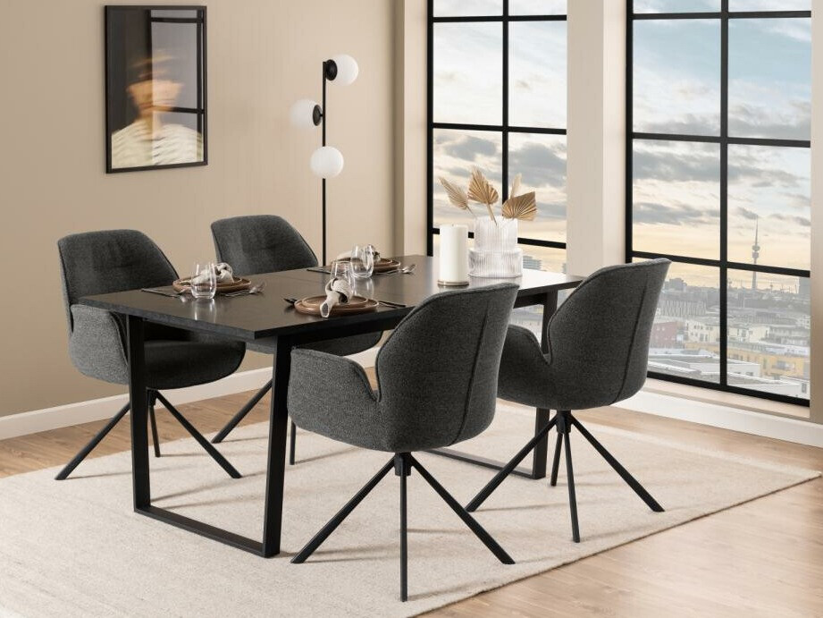 Stol Norsica 696 (Antracit + Črna)