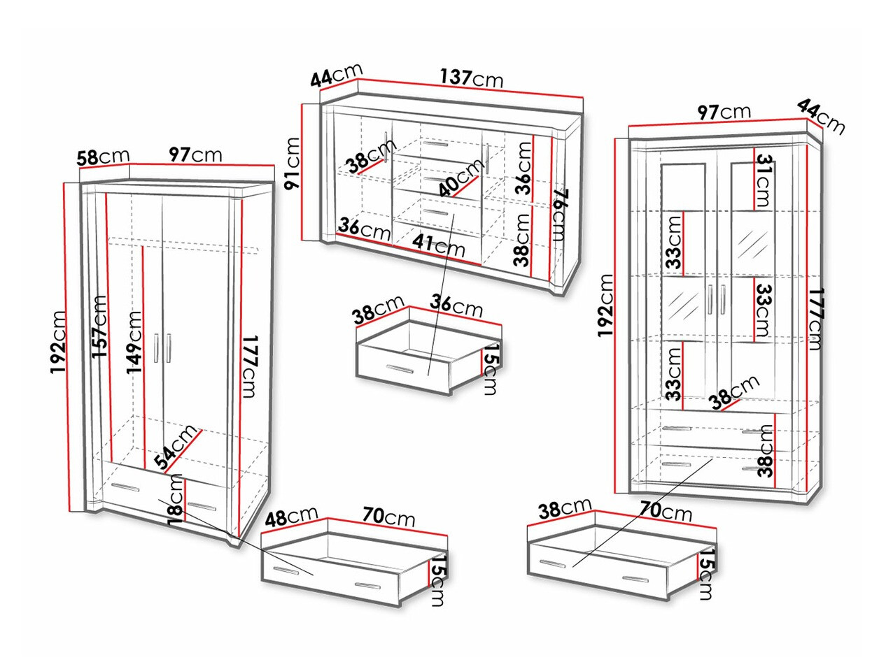 Dnevni prostor Lorelie 125 (Tartuf hrast)