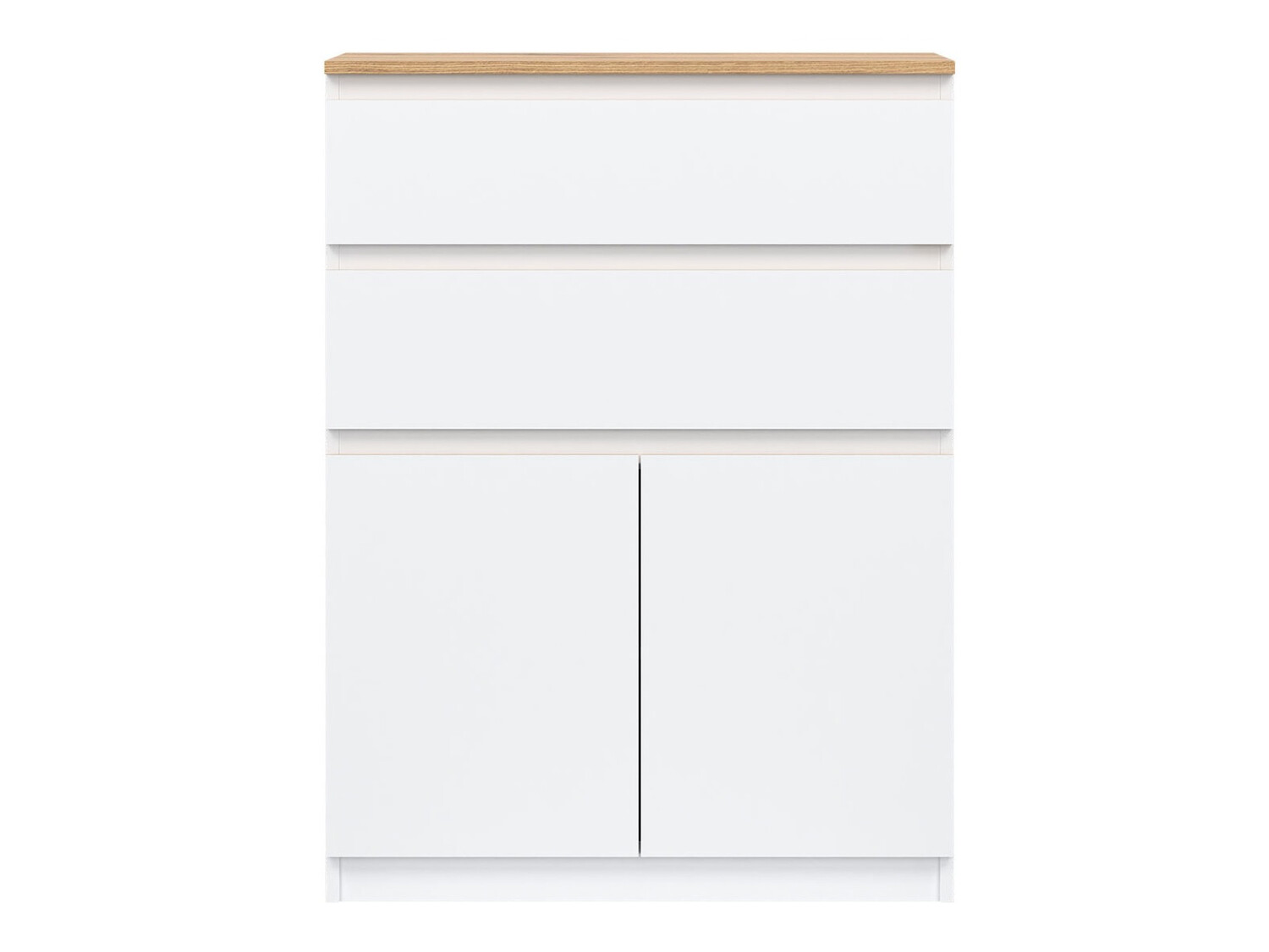 Komoda Catelbi 104 (Bela + Hrast)