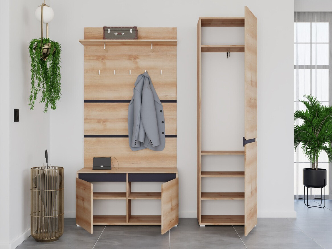 Komplet za predsobo Elitivi 108 (Bukev)