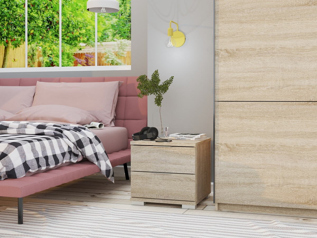 Nočna omarica Bristol 177 (Sonoma hrast)