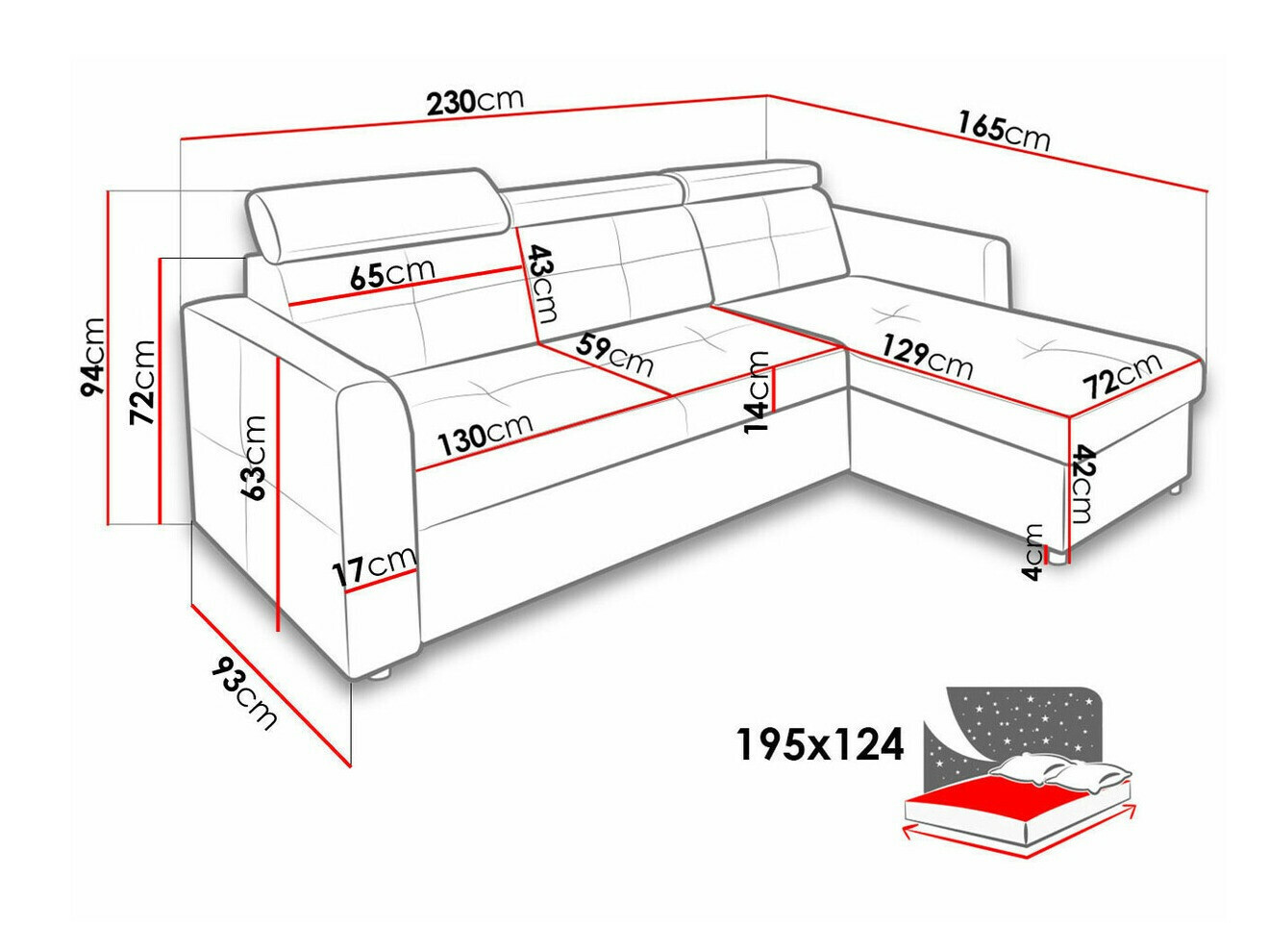 Kotna garnitura Temple 124