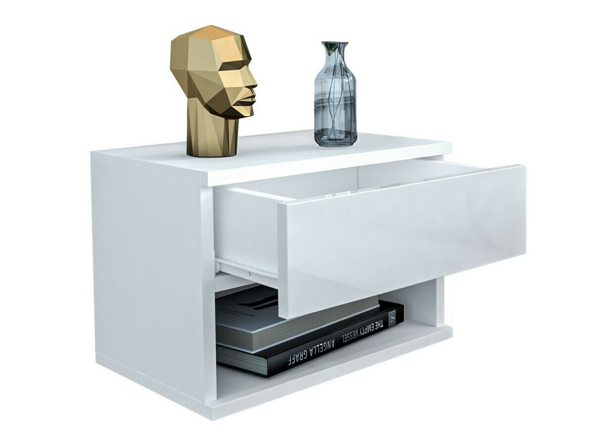 Nočna omarica Papilix (Bela + Sijaj bela)