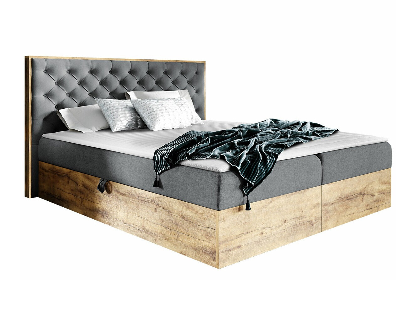 Boxspring postelja Navis I (Faro 4)