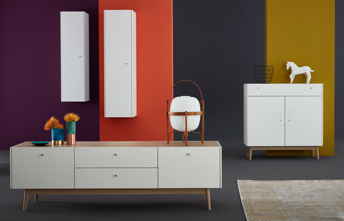 Stenska polica Sacramento 500 (Bela)