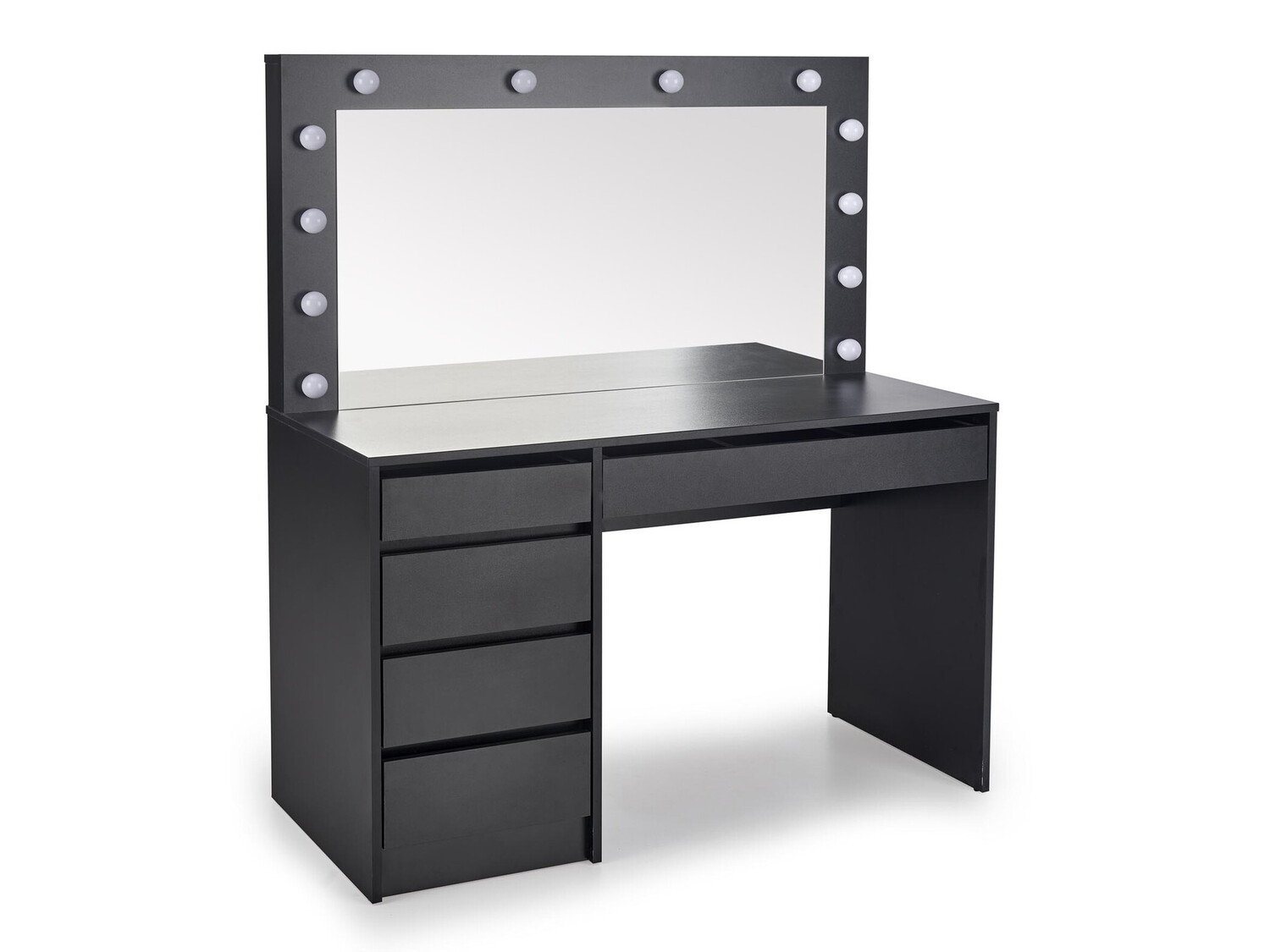 Toaletna mizica Houston Gaudium I (Črna)