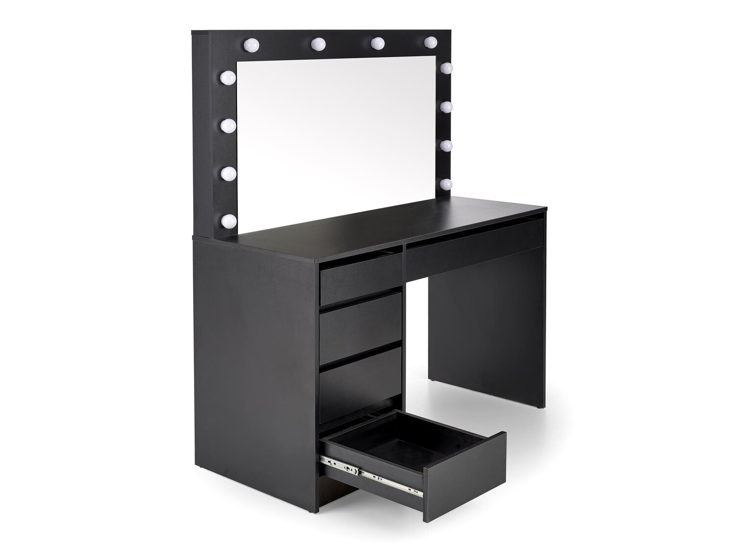 Toaletna mizica Houston Gaudium I (Črna)