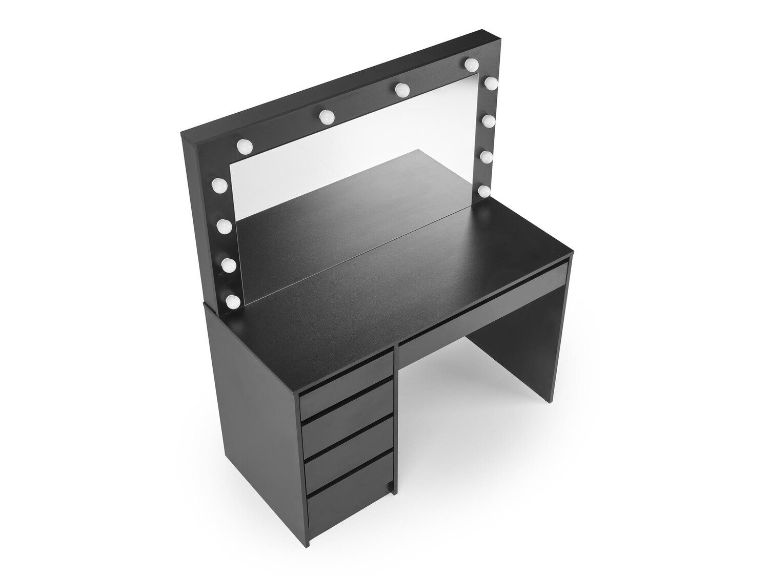 Toaletna mizica Houston Gaudium I (Črna)