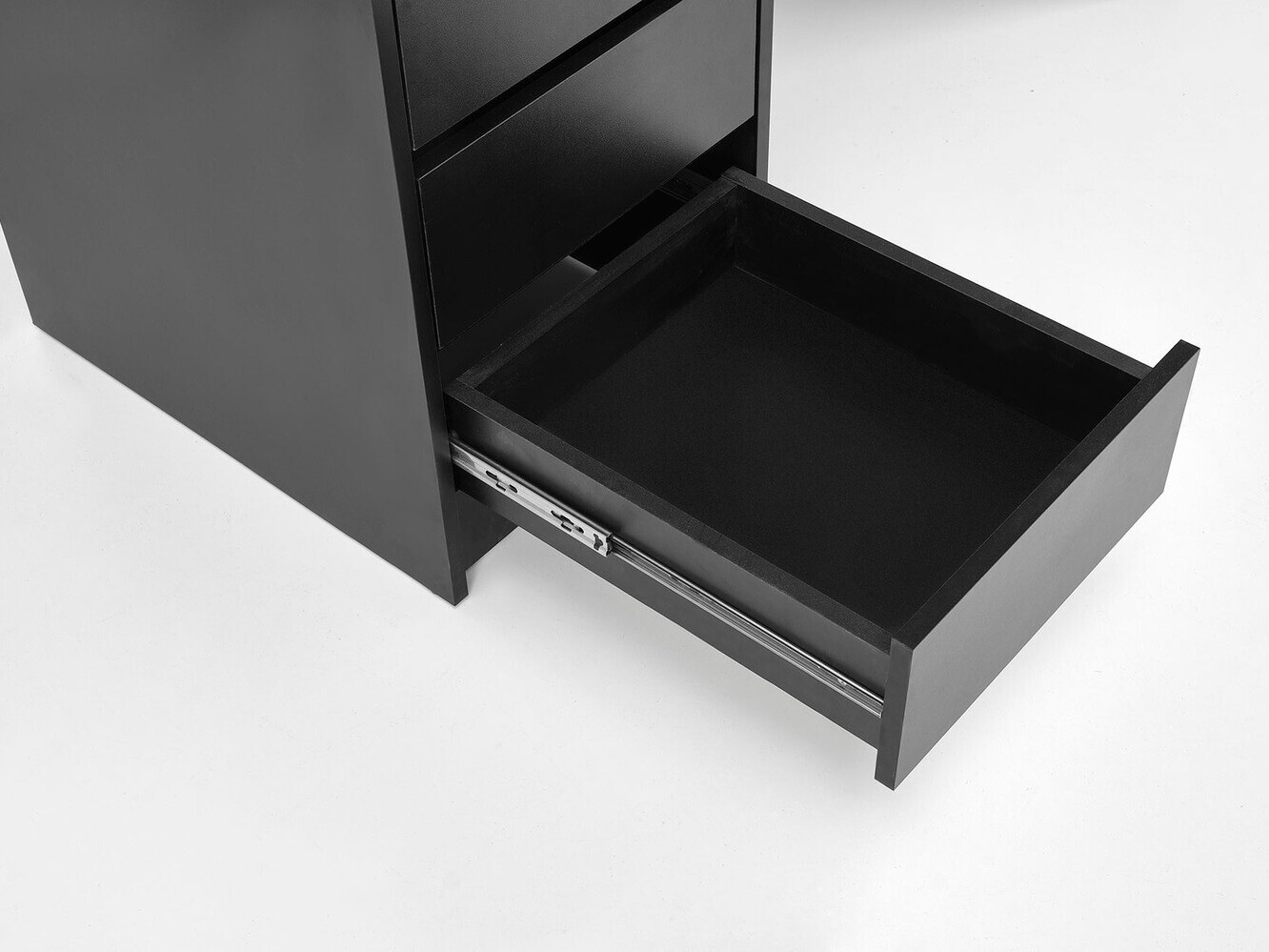 Toaletna mizica Houston Gaudium I (Črna)