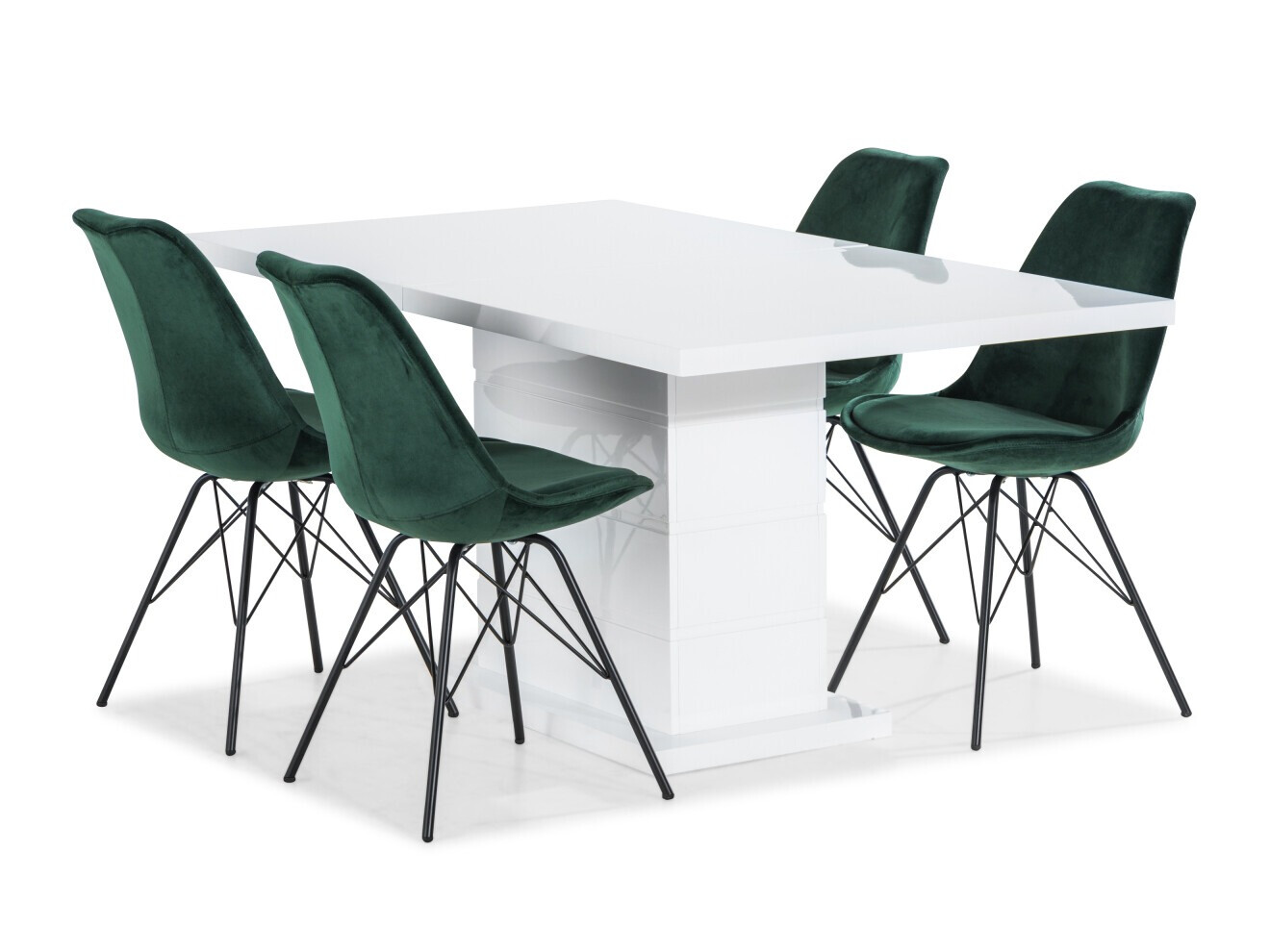 Jedilniški komplet Concept 55 189 (Zelena)
