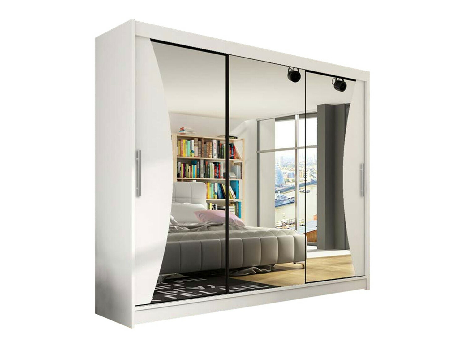 Garderobna omara Closico Ordo IV (Bela)