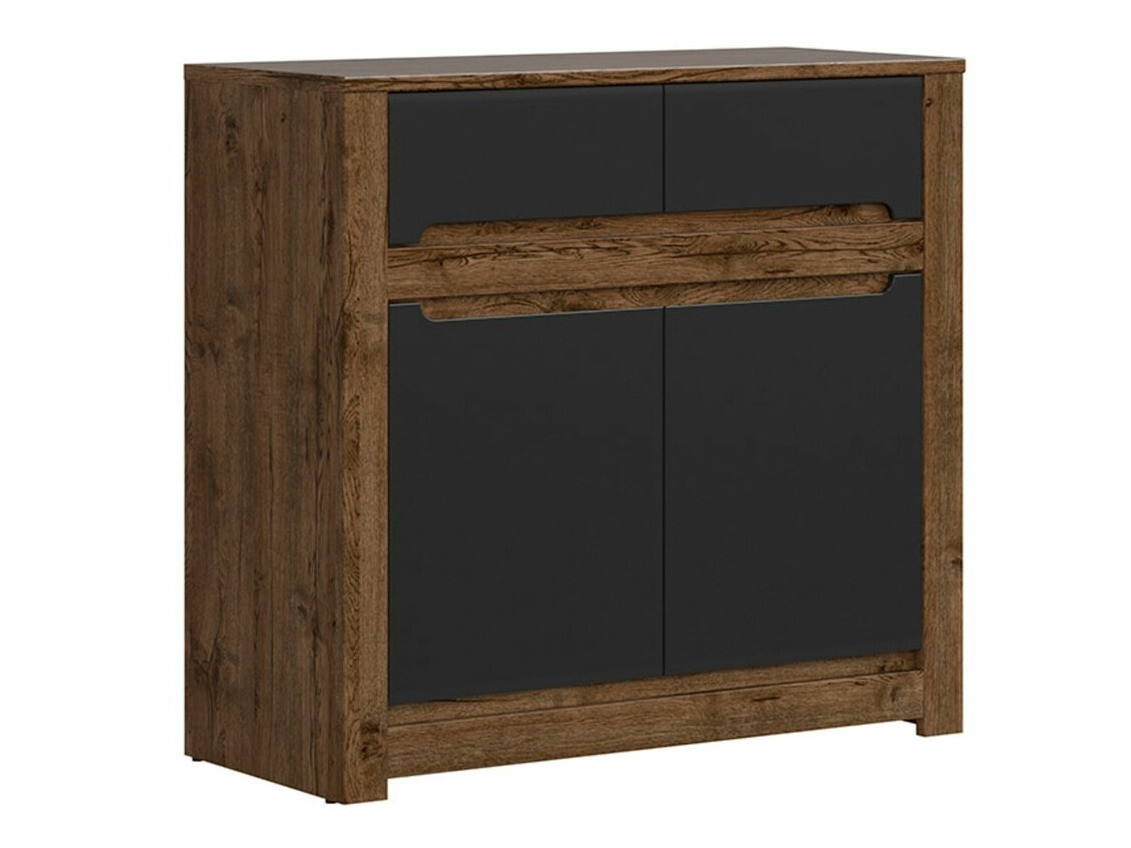 Komoda Ophevaru 100 (Mat črna + April hrast)