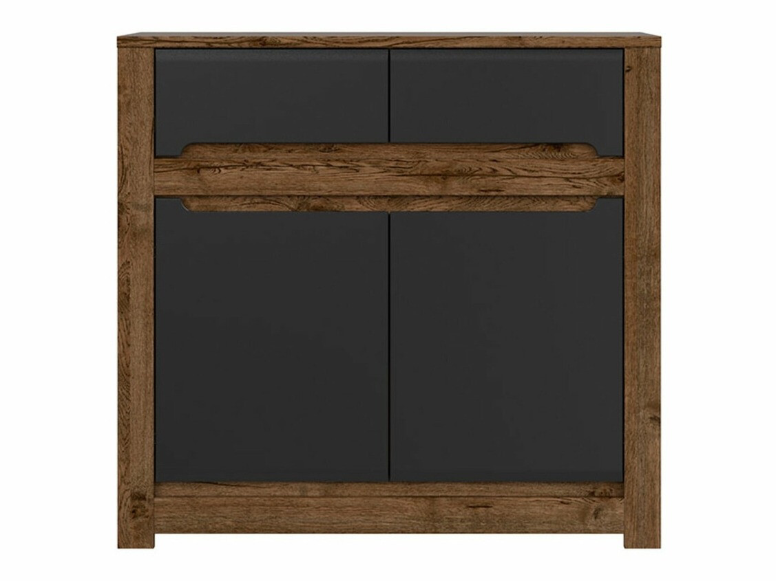 Komoda Ophevaru 100 (Mat črna + April hrast)