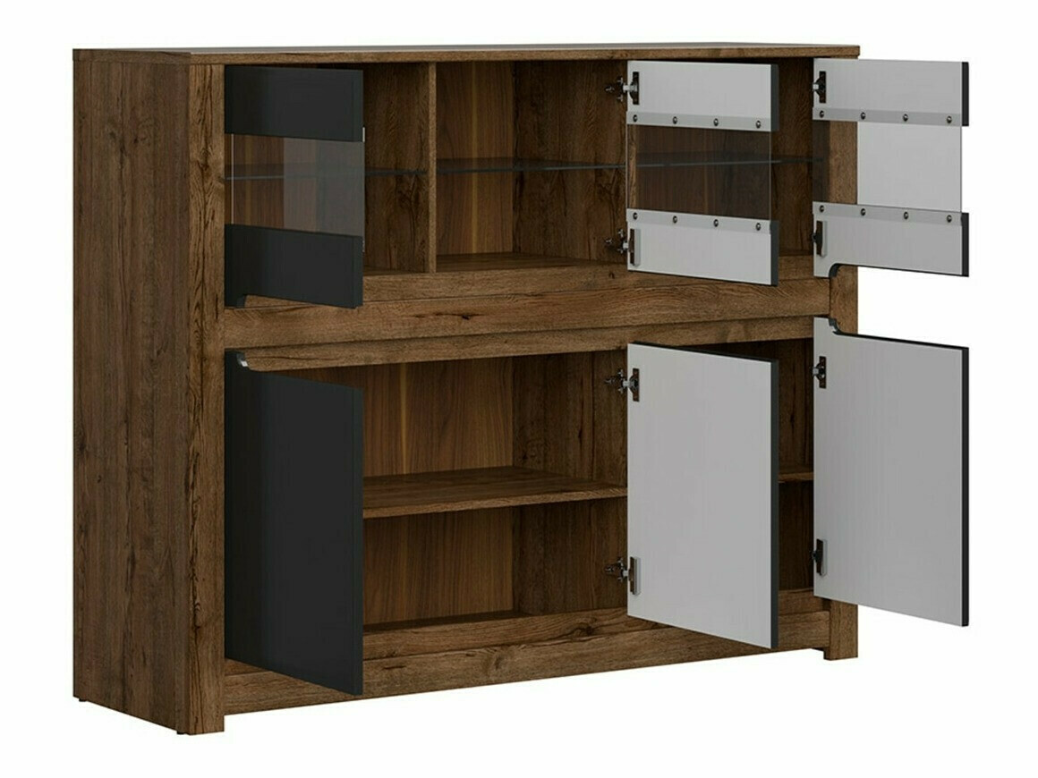 Omarica Ophevaru 102 (Mat črna + April hrast)