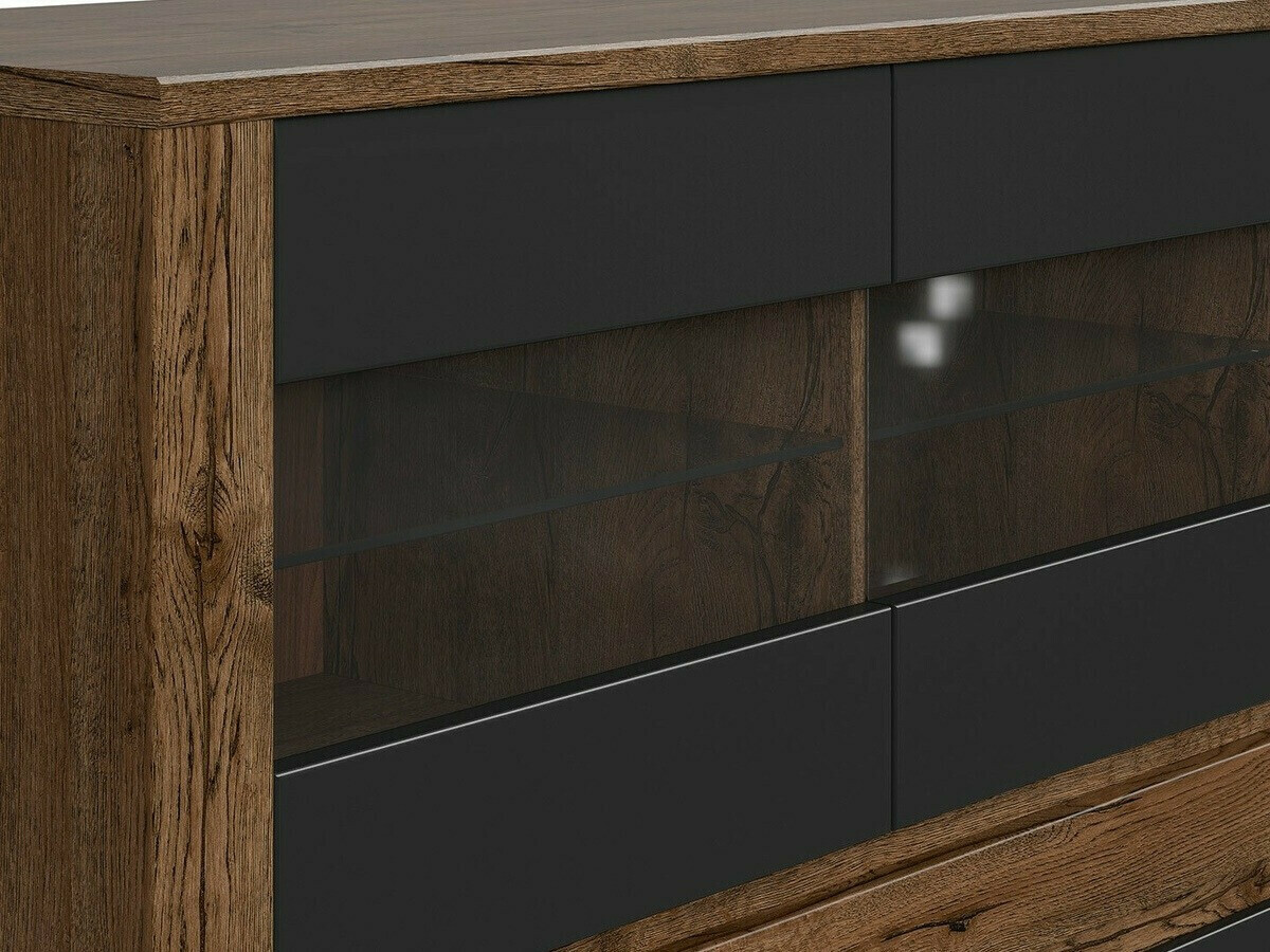 Omarica Ophevaru 102 (Mat črna + April hrast)