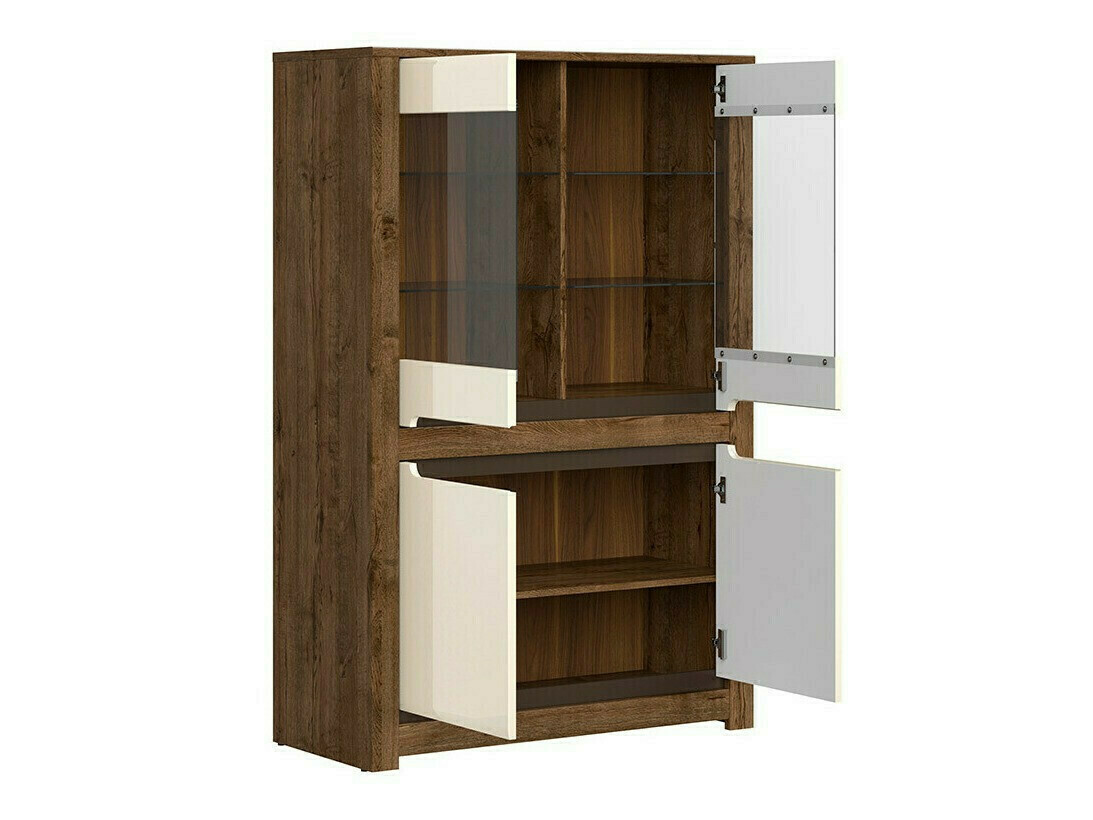 Regal Ophevaru 107 (Sijaj bež + April hrast)
