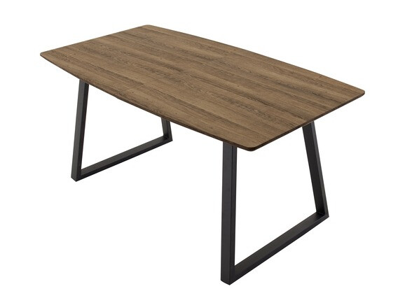 Jedilniški komplet Dallas 335 (Cvetlični vzorec + Črna)