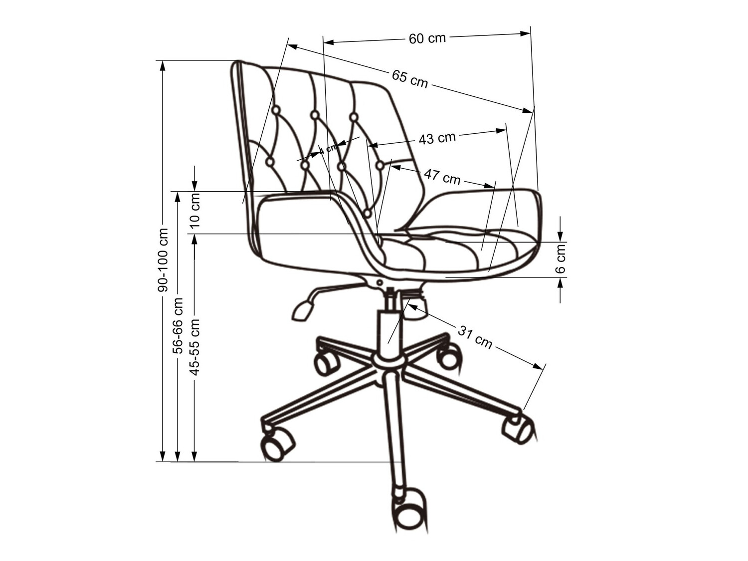 Pisarniški stol Houston 1522