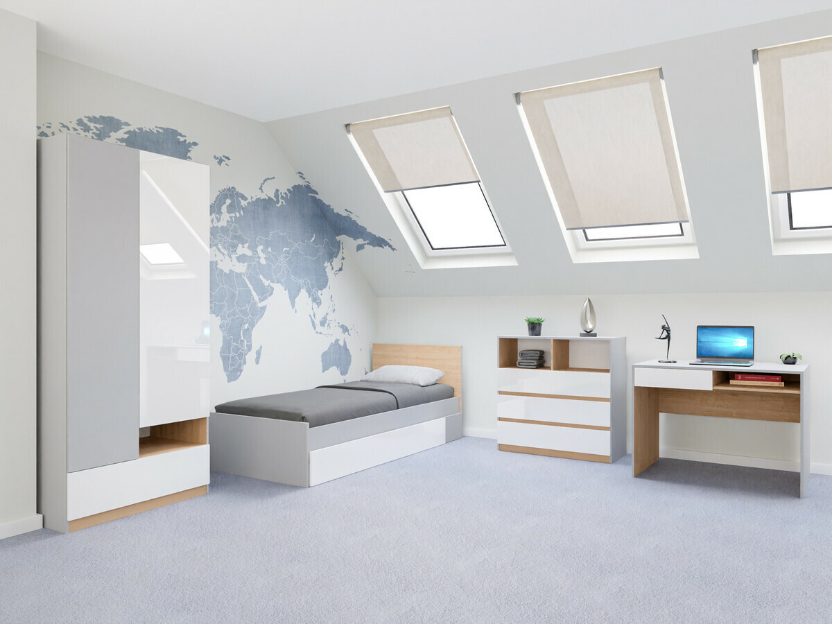 Pohištveni komplet Nuevaru 118 (Sijaj bela)