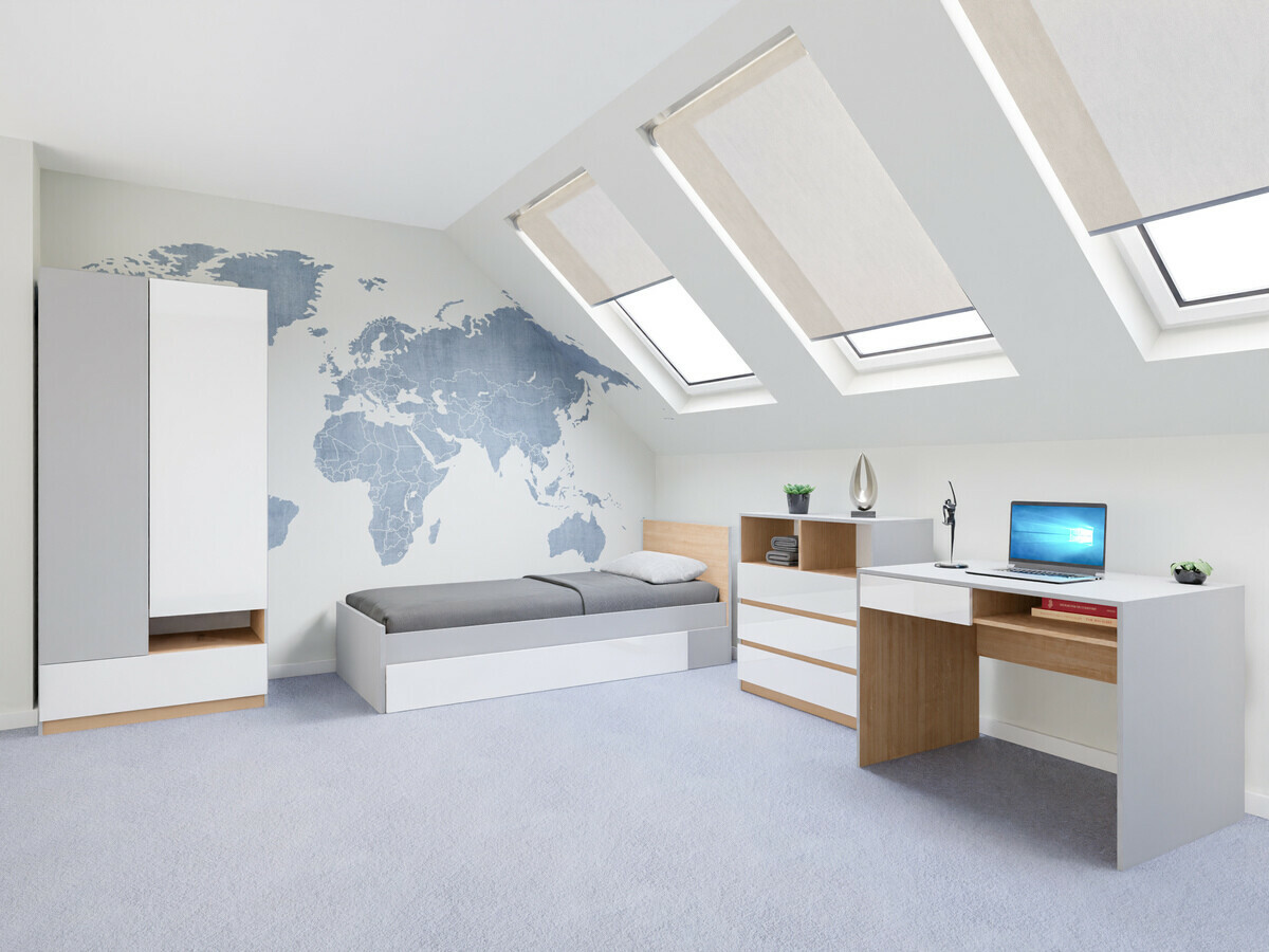 Pohištveni komplet Nuevaru 118 (Sijaj bela)