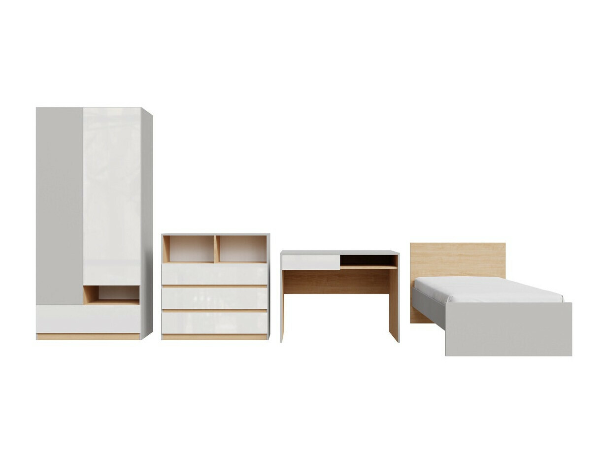 Pohištveni komplet Nuevaru 118 (Sijaj bela)