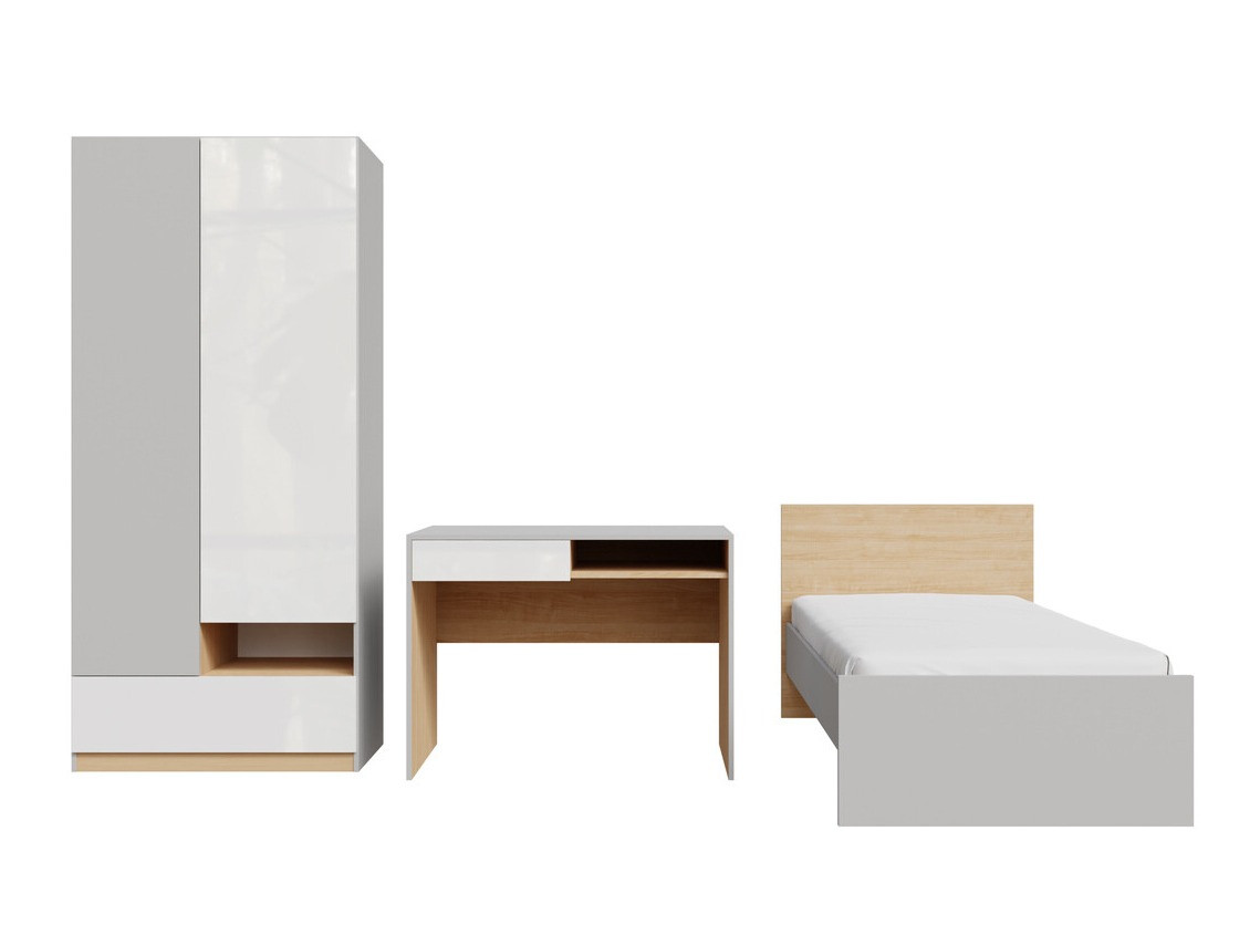 Pohištveni komplet Nuevaru 118 (Sijaj bela)