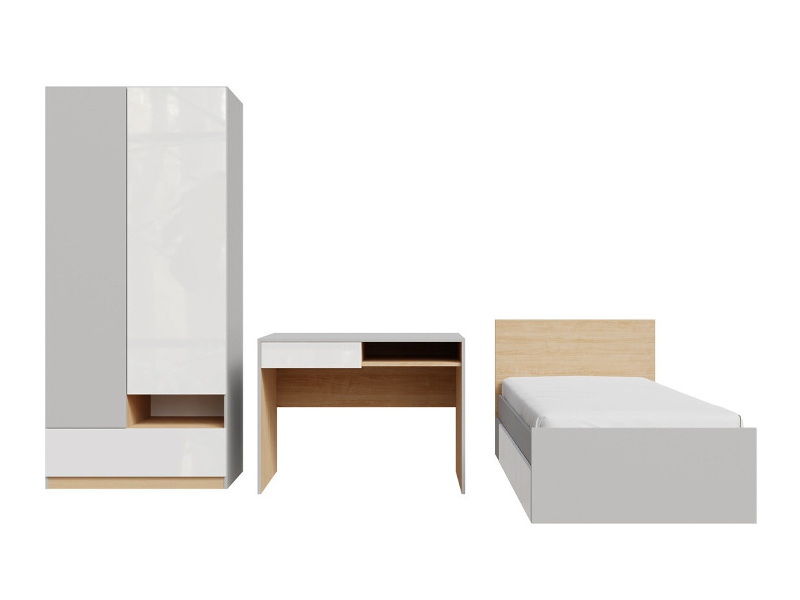 Pohištveni komplet Nuevaru 118 (Sijaj bela)