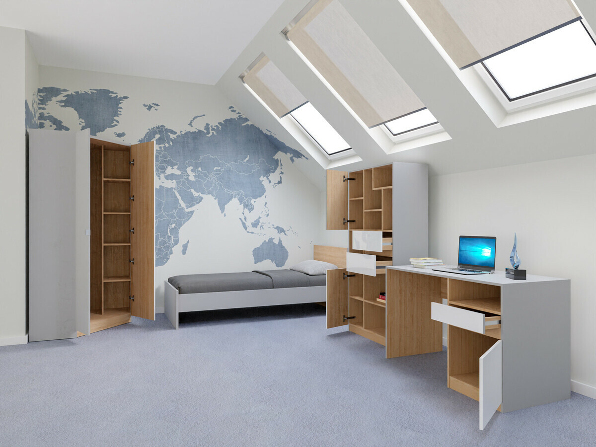 Pohištveni komplet Nuevaru 120 (Sijaj bela)