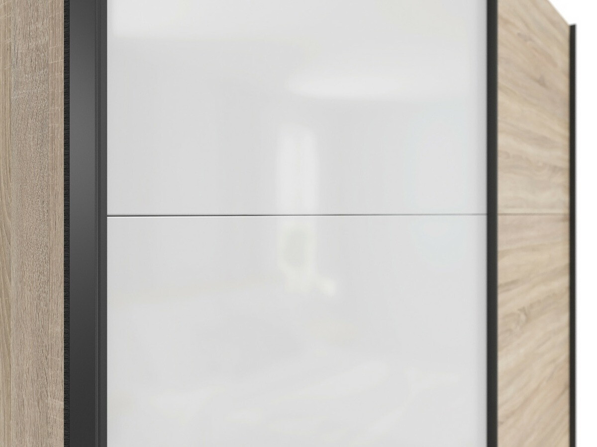 Garderobna omara Livevaro 109 (Sonoma hrast + Bela)