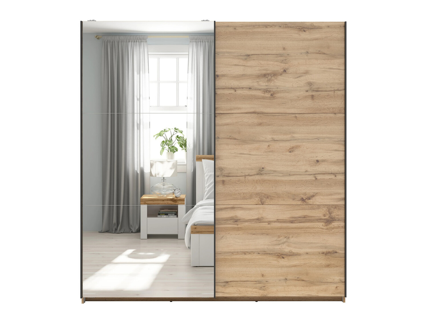 Garderobna omara Livevaro 110 (Wotan hrast)