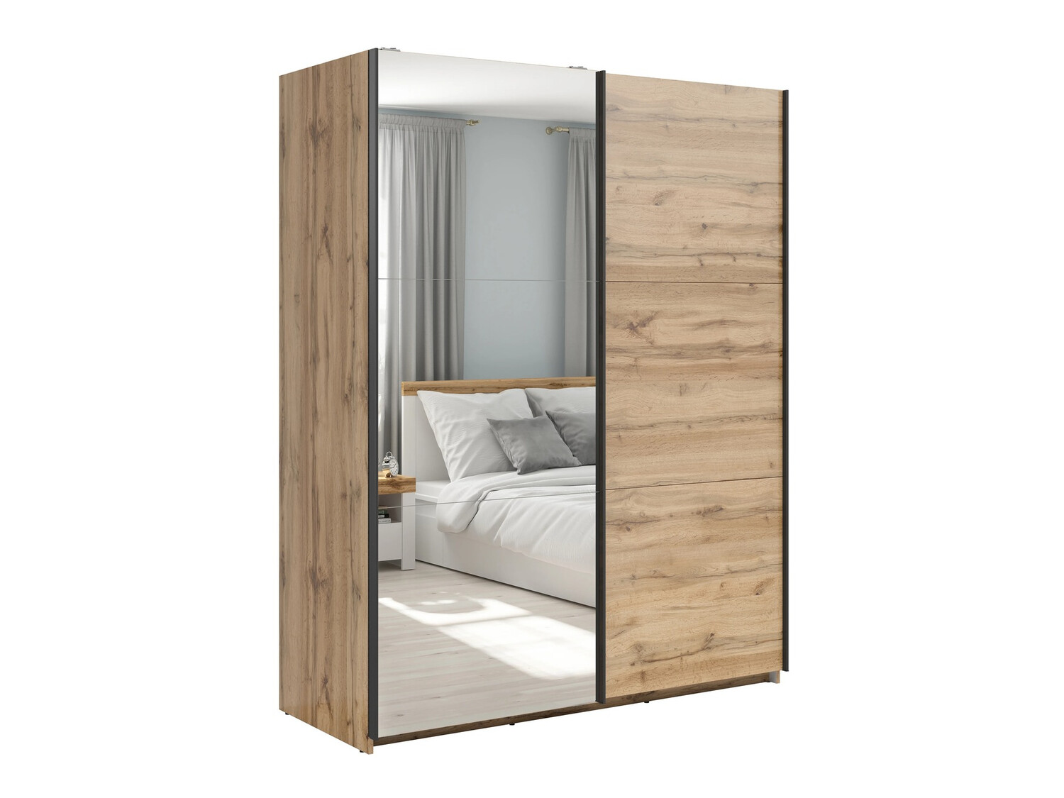 Garderobna omara Livevaro 118 (Wotan hrast)