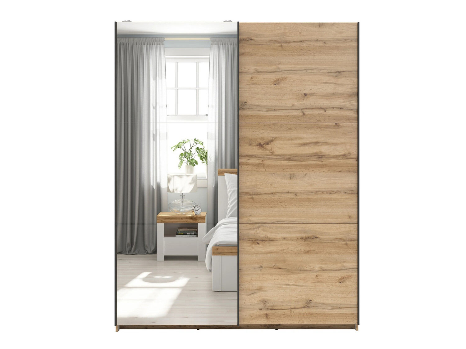 Garderobna omara Livevaro 118 (Wotan hrast)