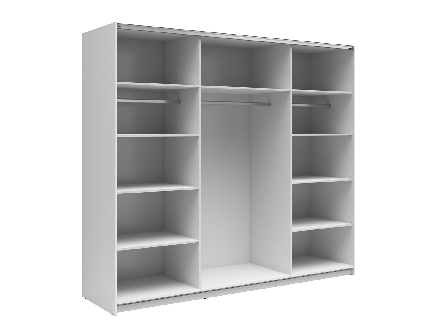 Garderobna omara Livevaro 120 (Bela + Sonoma hrast)