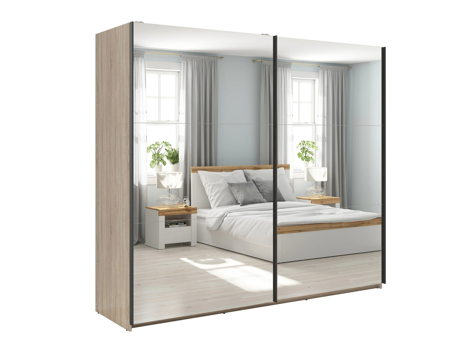 Garderobna omara Livevaro 122 (Sonoma hrast)