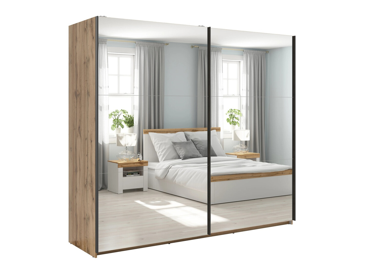 Garderobna omara Livevaro 122 (Wotan hrast)