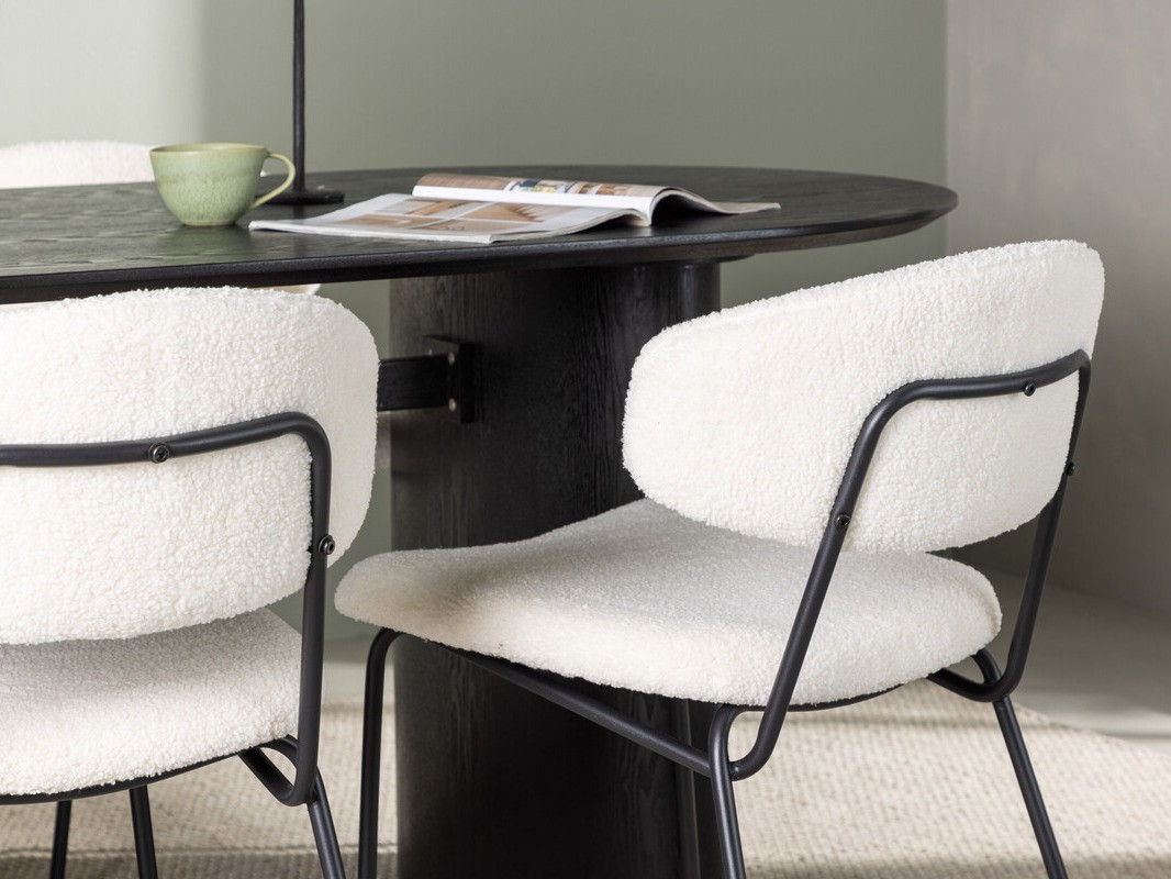 Jedilniški komplet Dallas 4118 (Črna)