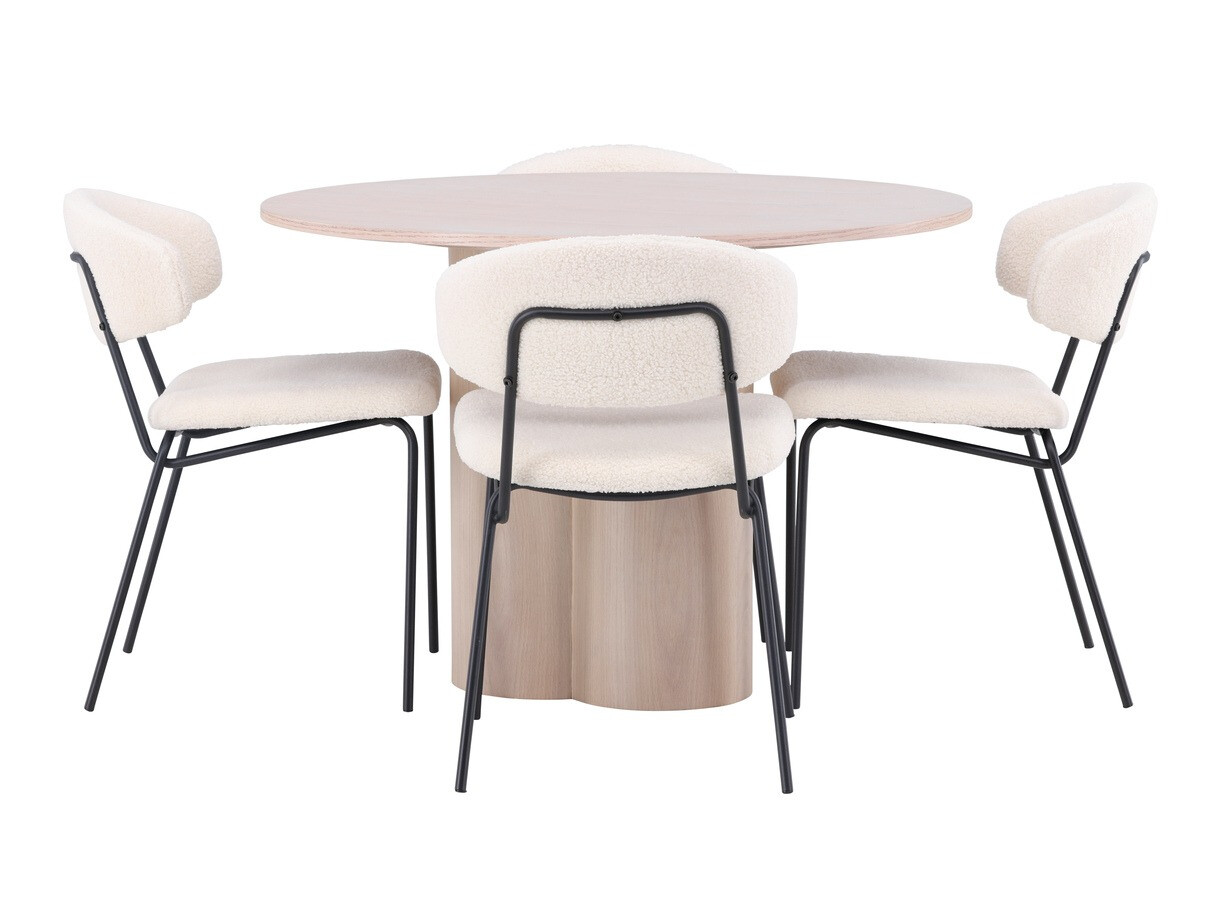 Jedilniški komplet Dallas 4151 (Svetel les)