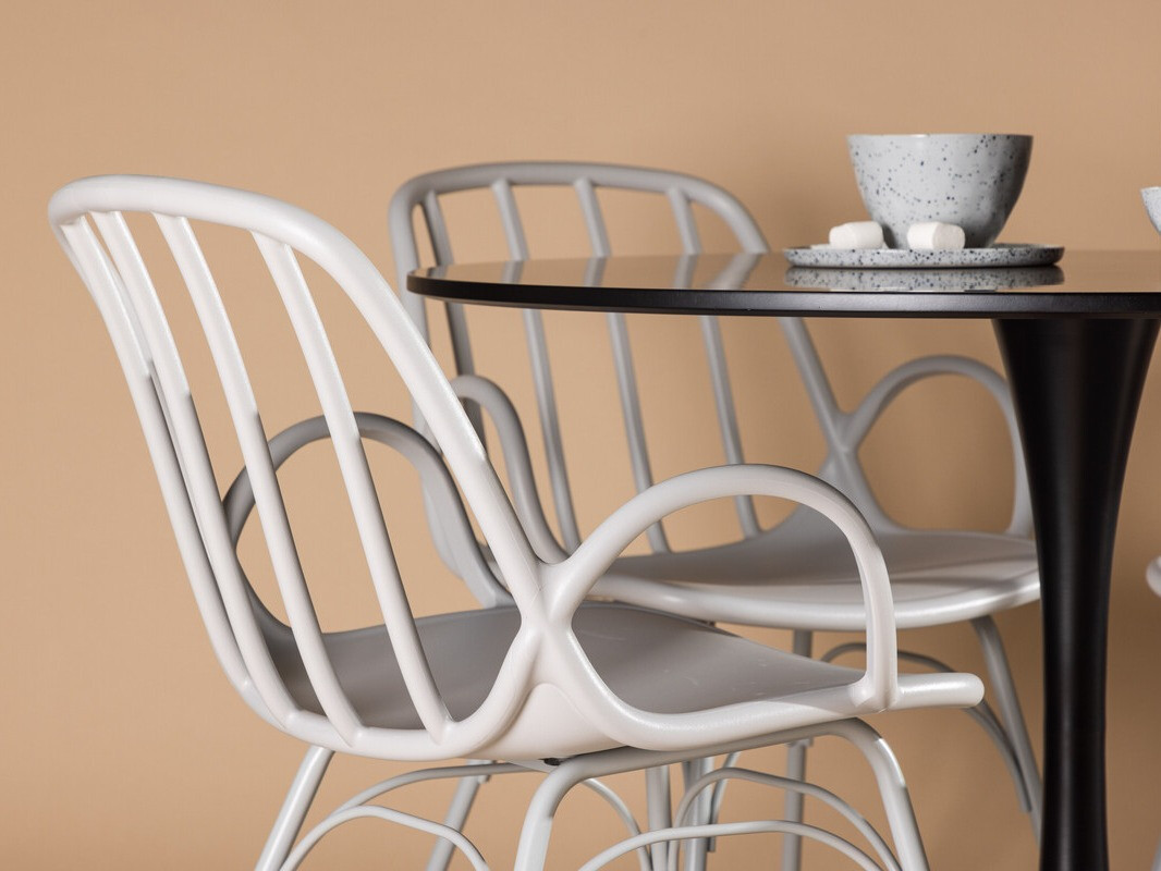 Jedilniški komplet Dallas 4165 (Svetlo siva)