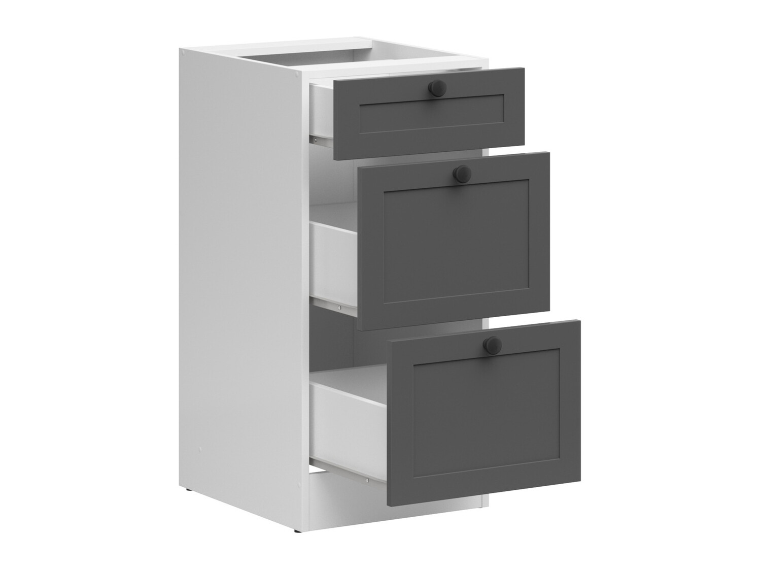 Modularna omarica s predali Classic Grey 102