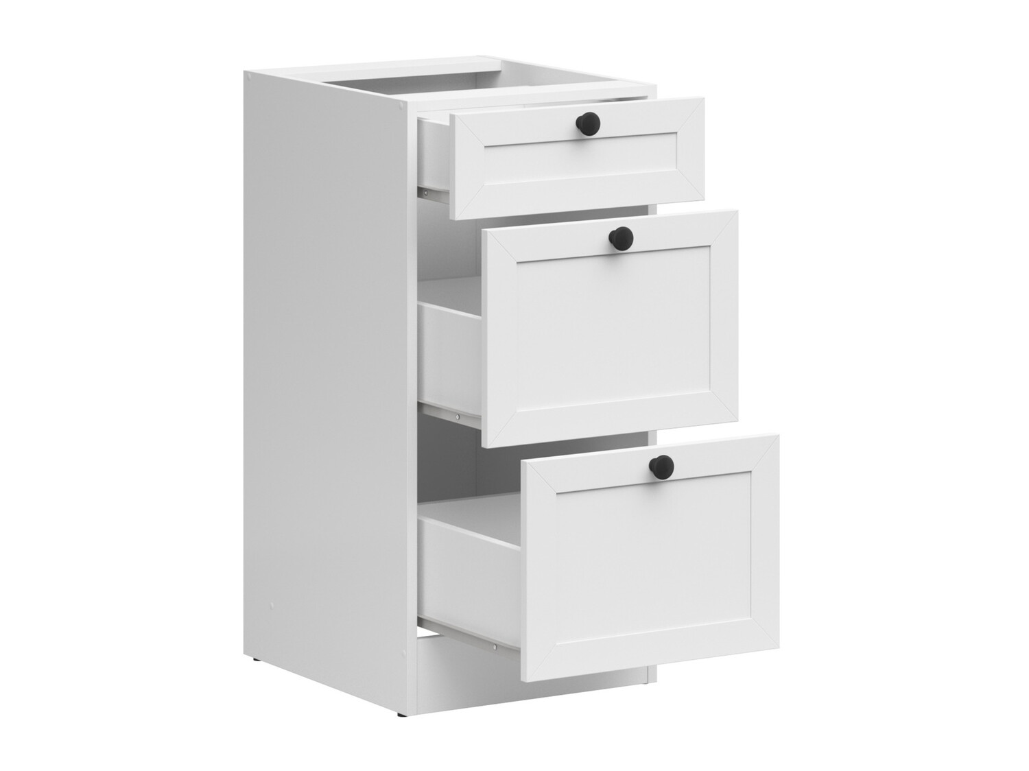 Modularna omarica s predali Classic White 102