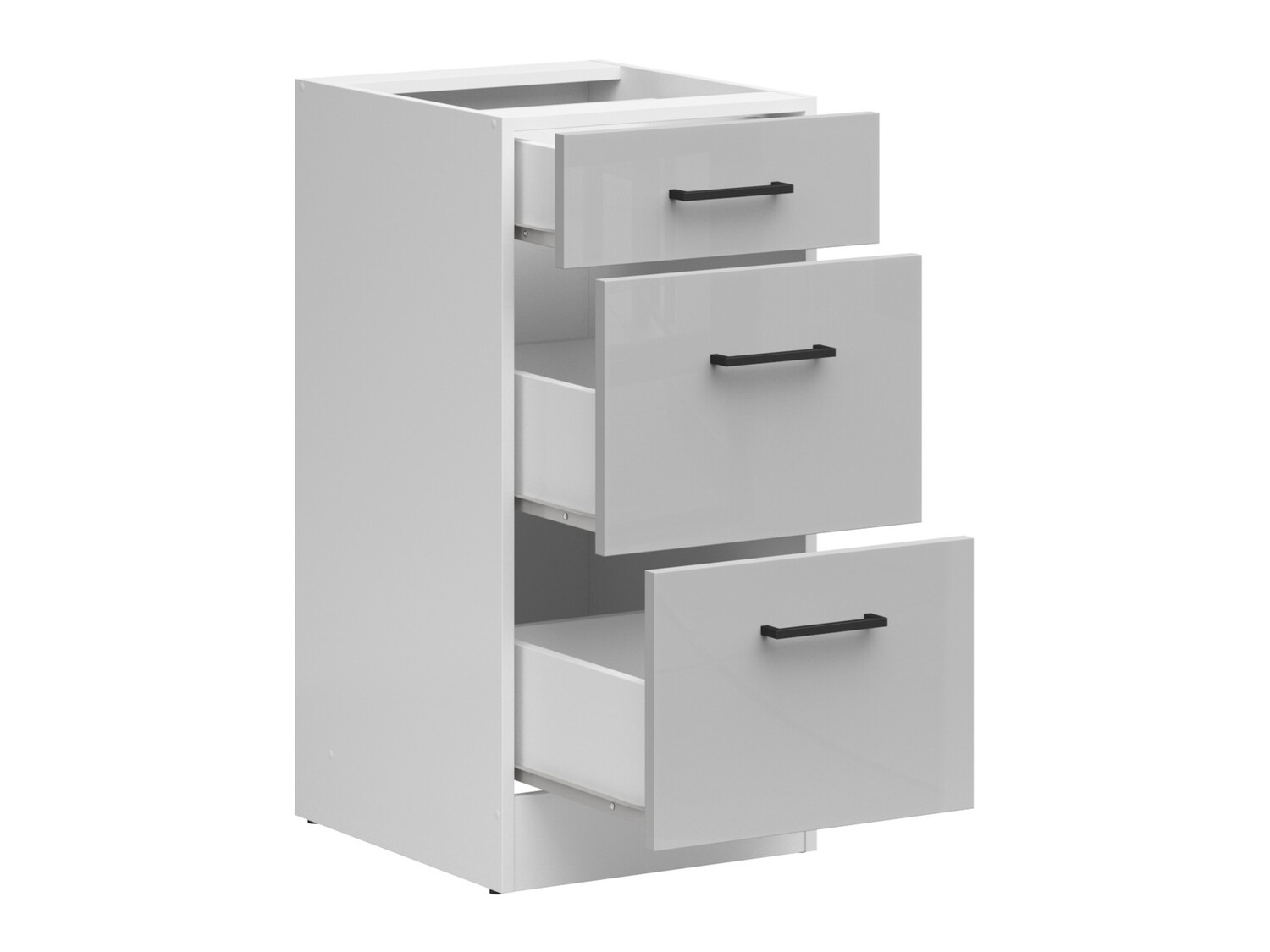 Modularna omarica s predali Line Grey 102