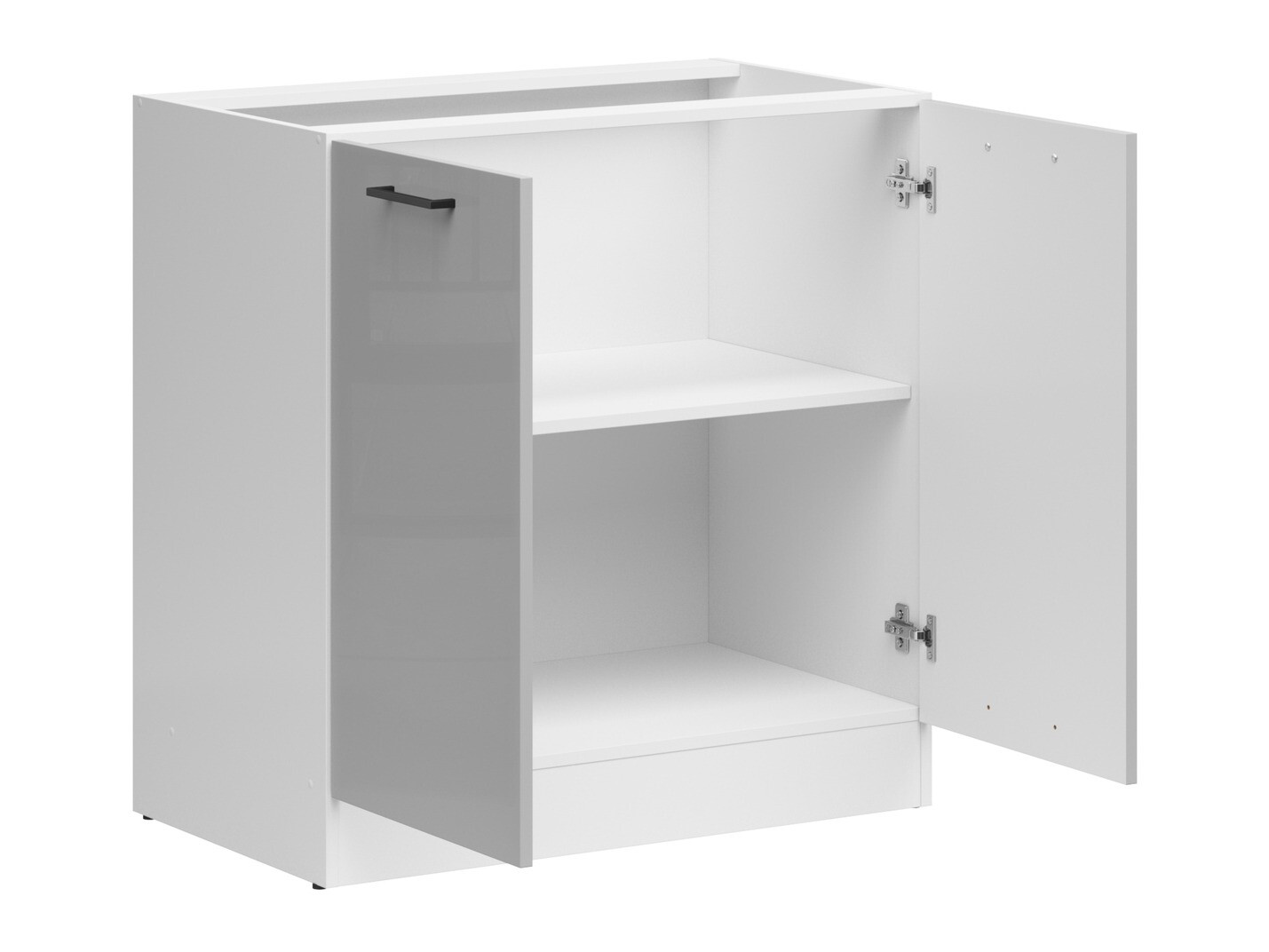 Modularna omarica z vrati Line Grey 108