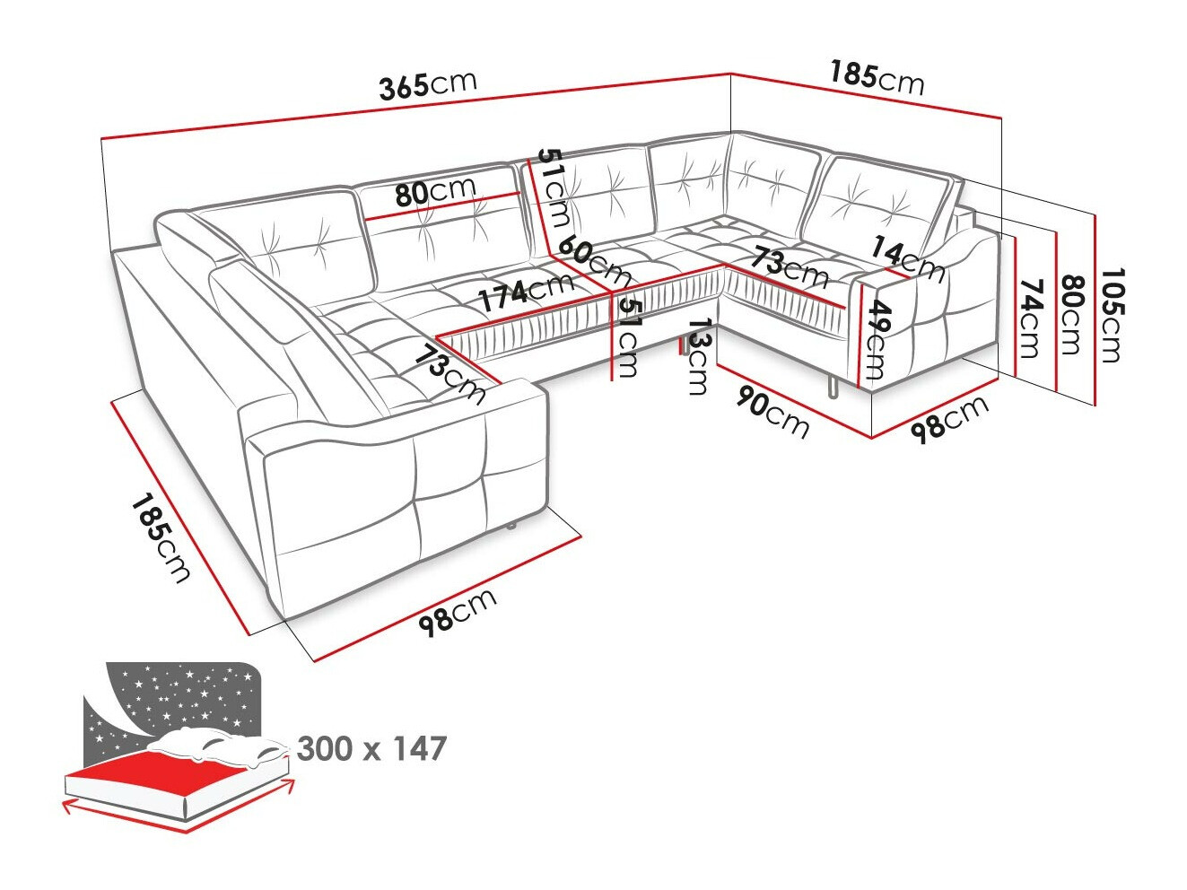 Kotna garnitura Kingsport 114 (Kronos 19)