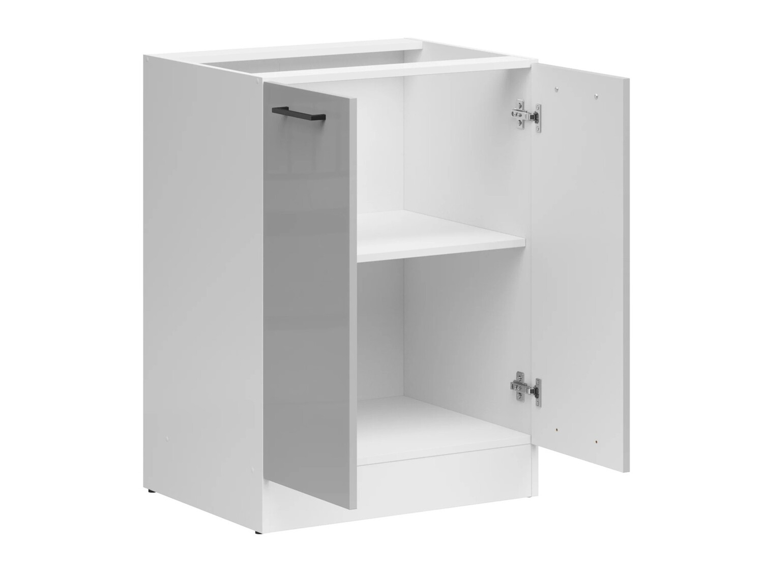 Modularna omarica z vrati Line Grey 114