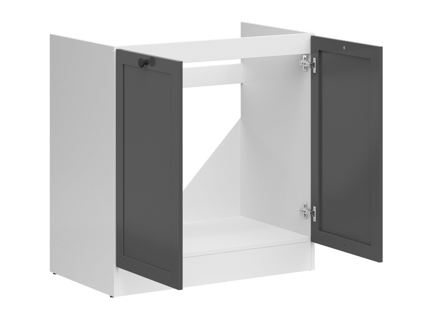 Modularna omarica za pomivalno korito z vrati Classic Grey 115