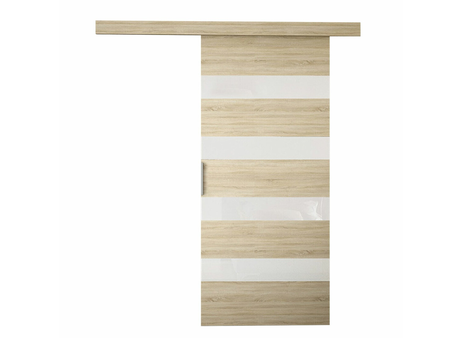 Drsna vrata Closico Portalis V (Sonoma hrast + Bela)