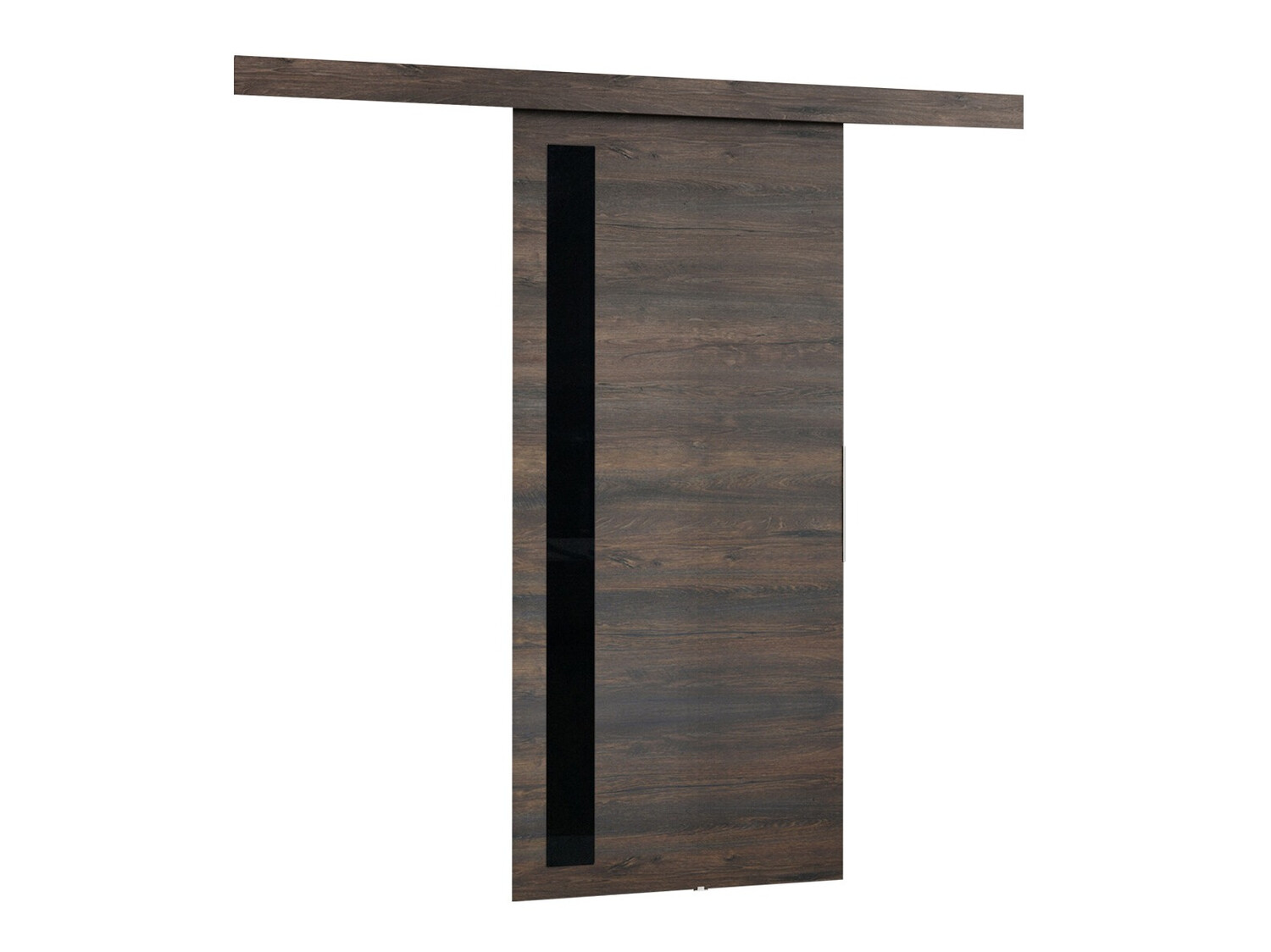 Drsna vrata Dover 123 (Temni jasen + Črna)