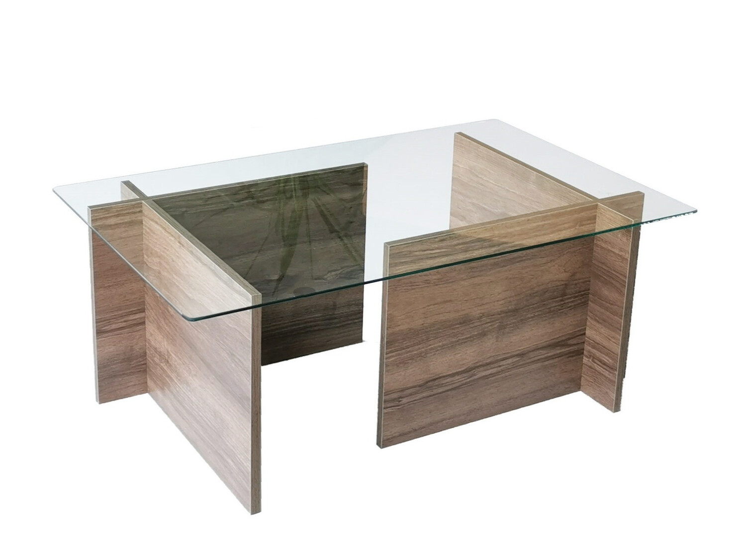 Klubska mizica Kailua 102 (Temni oreh)