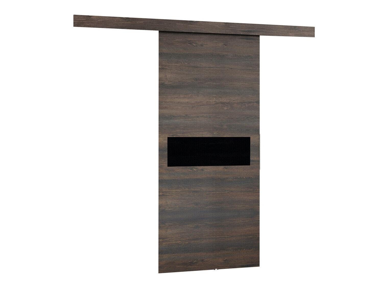 Drsna vrata Dover 127 (Temni jasen + Črna)